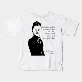 St. Therese of Lisieux Kids T-Shirt